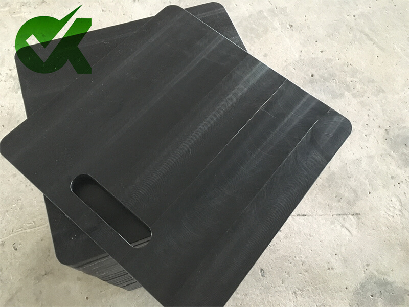 crane outrigger pad in HDPE factory-Okay